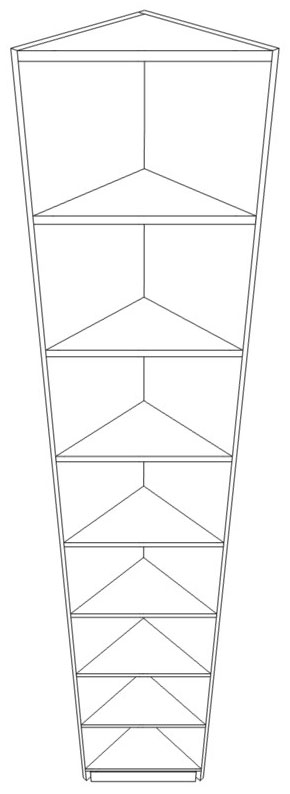 секция открытая треугольная